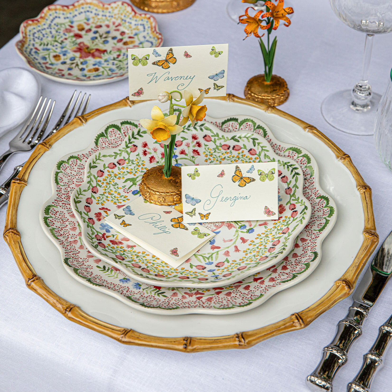 Juliska Meadow Walk Butterfly Place Cards (Set of 12)