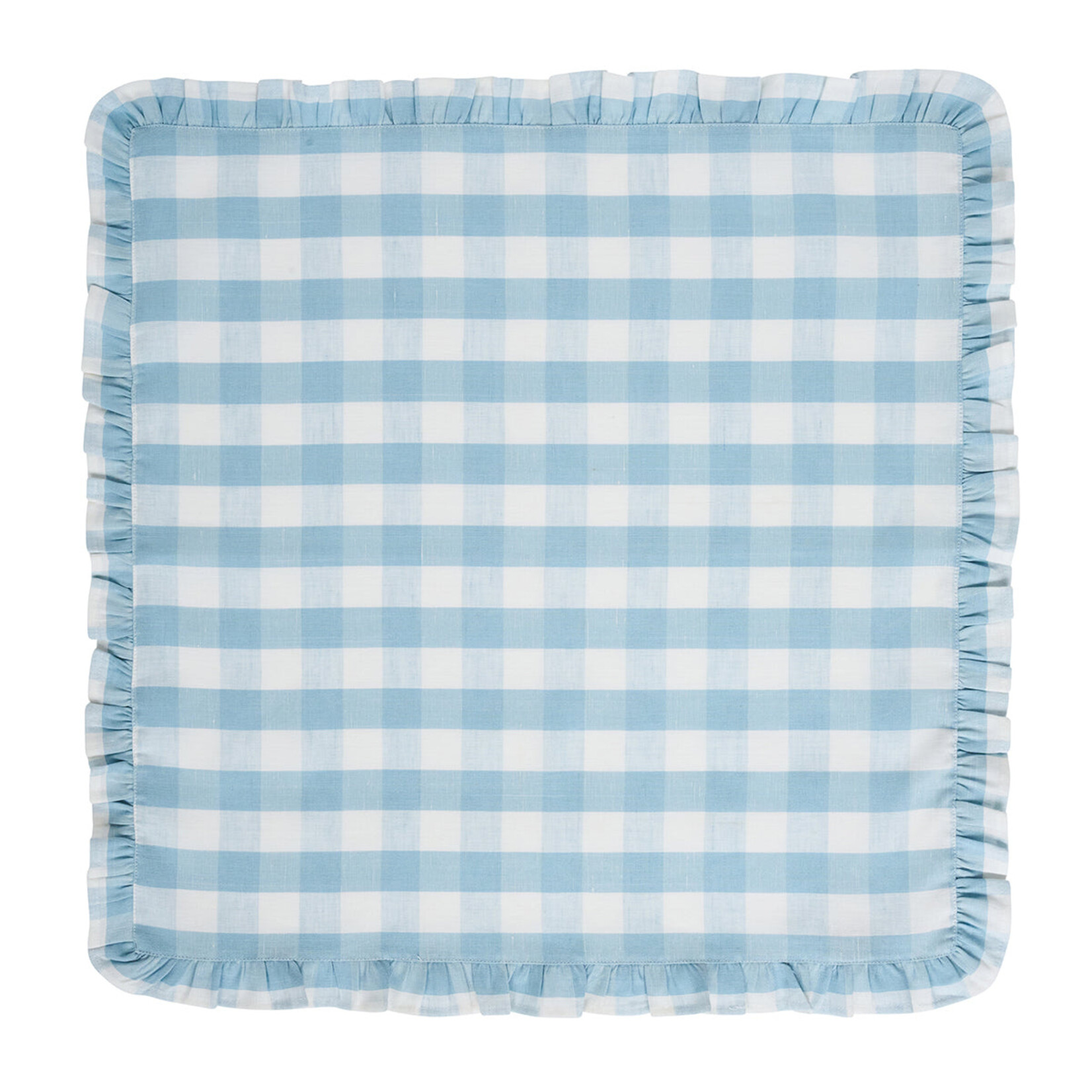 Juliska Gingham Ruffle Napkins (Set of 4)
