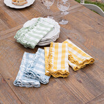 Juliska Gingham Ruffle Napkins (Set of 4)