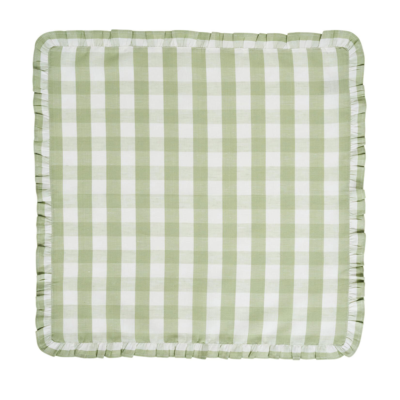 Juliska Gingham Ruffle Napkins (Set of 4)