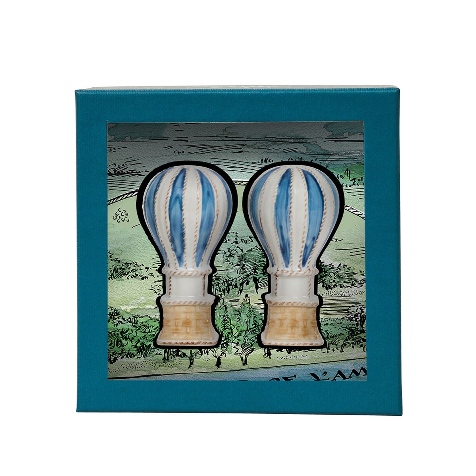 Juliska L'Amour Toujours Hot Air Balloon S/P (Set of 2)