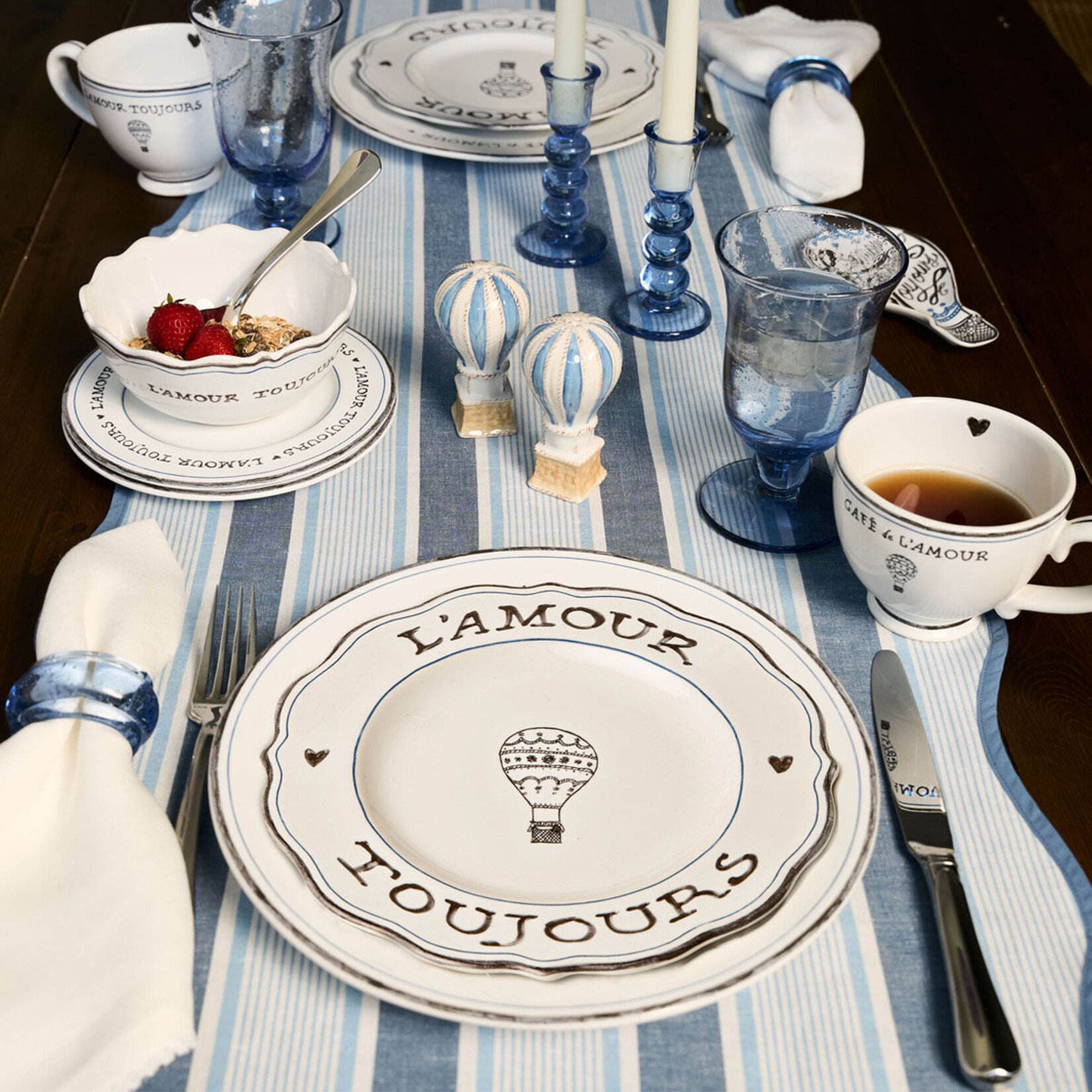 Juliska L'Amour Toujours Hot Air Balloon S/P (Set of 2)