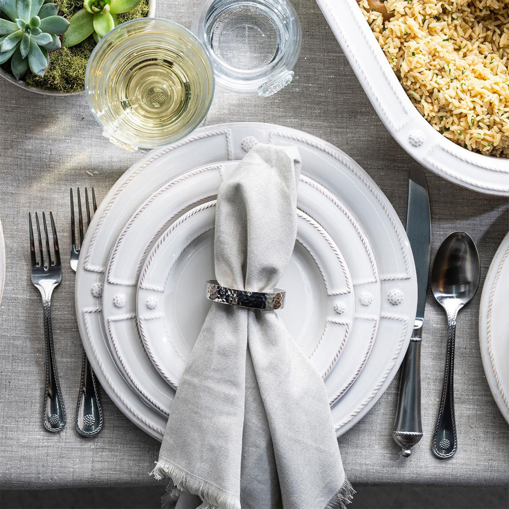 Juliska Berry & Thread French Panel in Whitewash