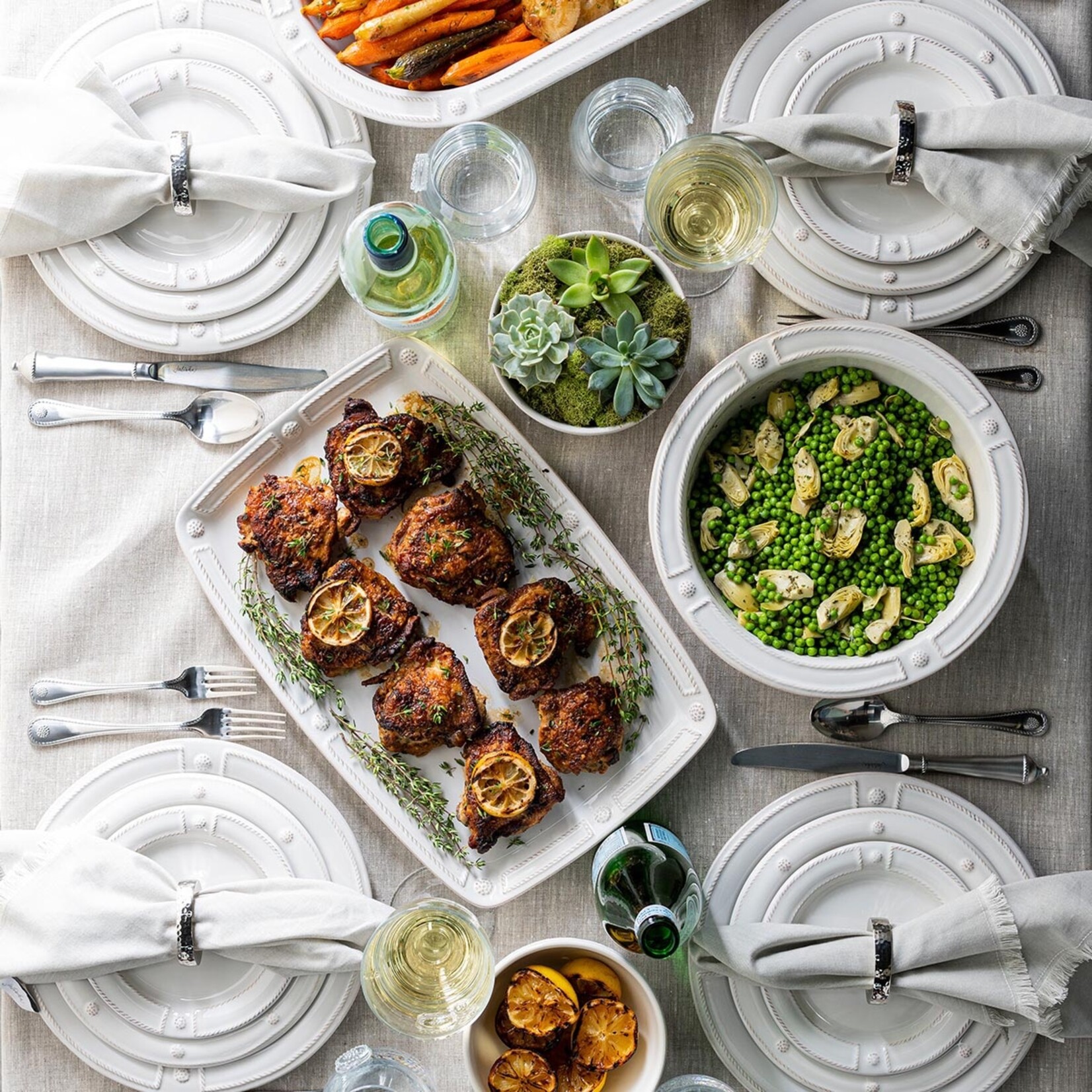 Juliska Berry & Thread French Panel in Whitewash