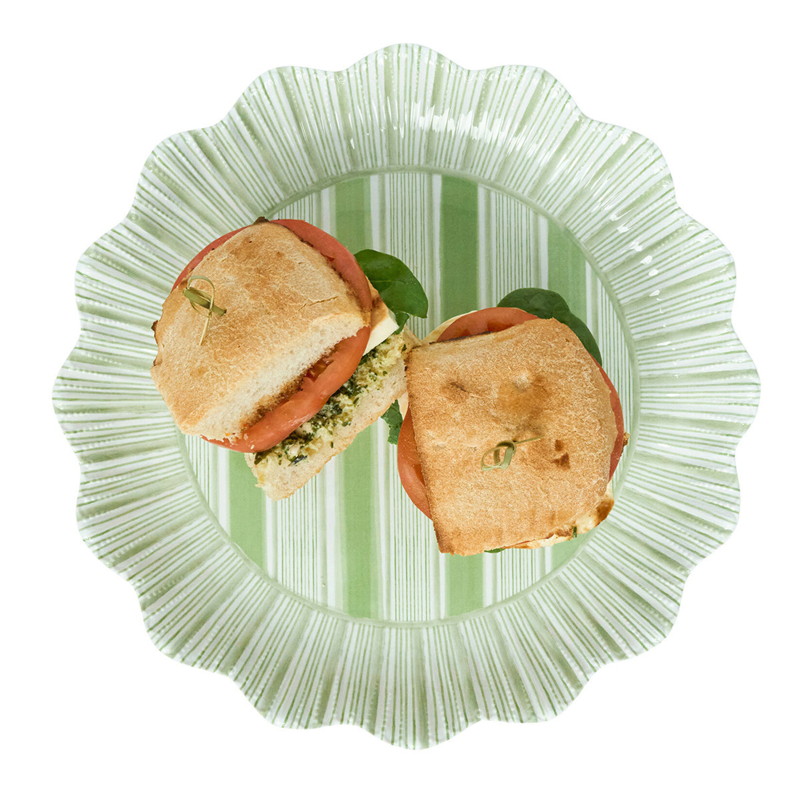 Juliska Cabana Stripe Melamine Plates (Set of 4)