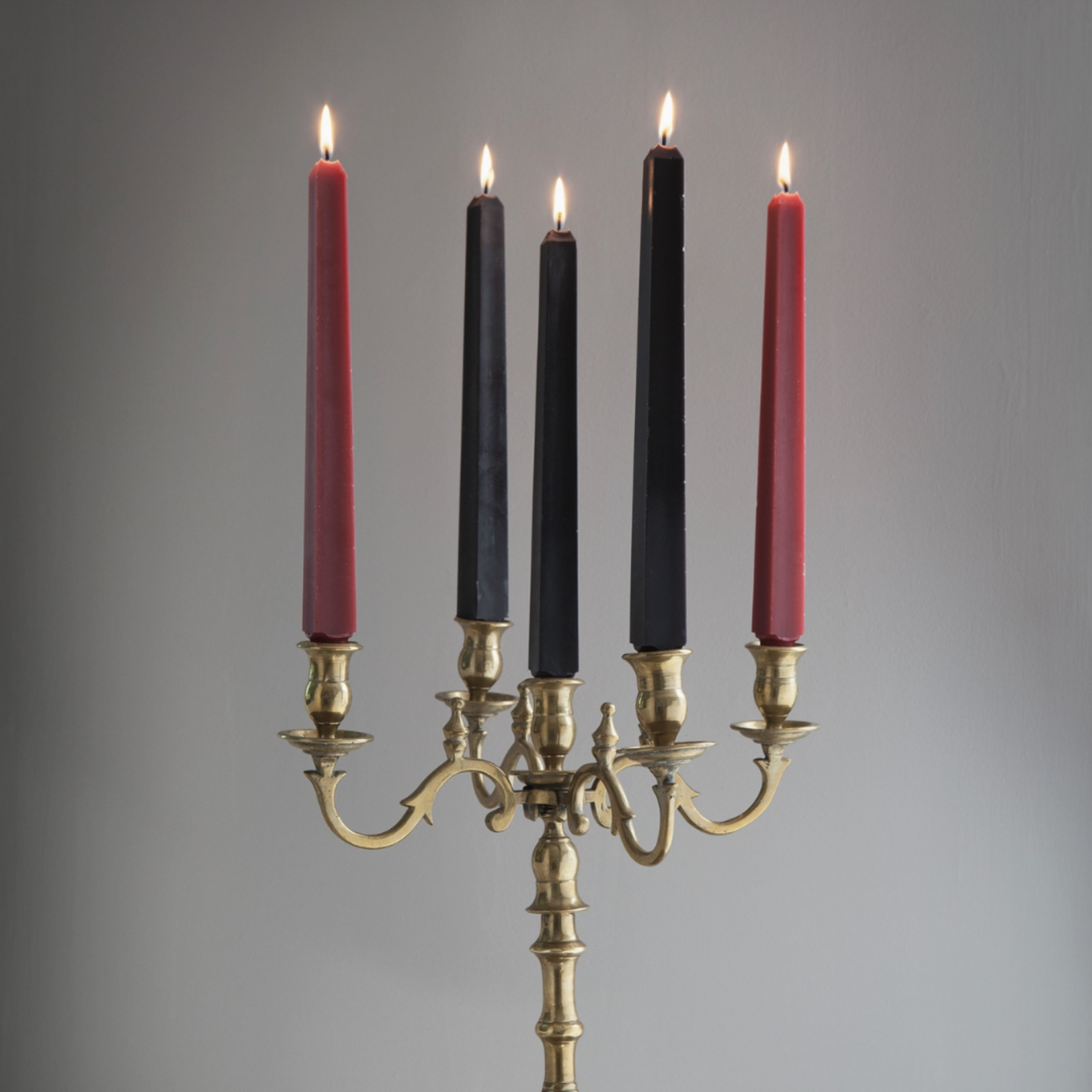 Green Tree Home Square Taper Candles (Set of 2) - 12"