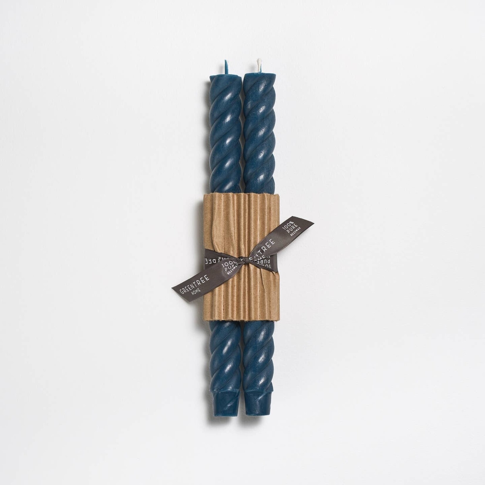 Green Tree Home Rope Candles (Set of 2) - 10"