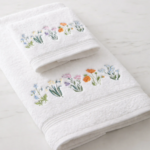 Jacaranda Living Terry Cloth Guest Towels