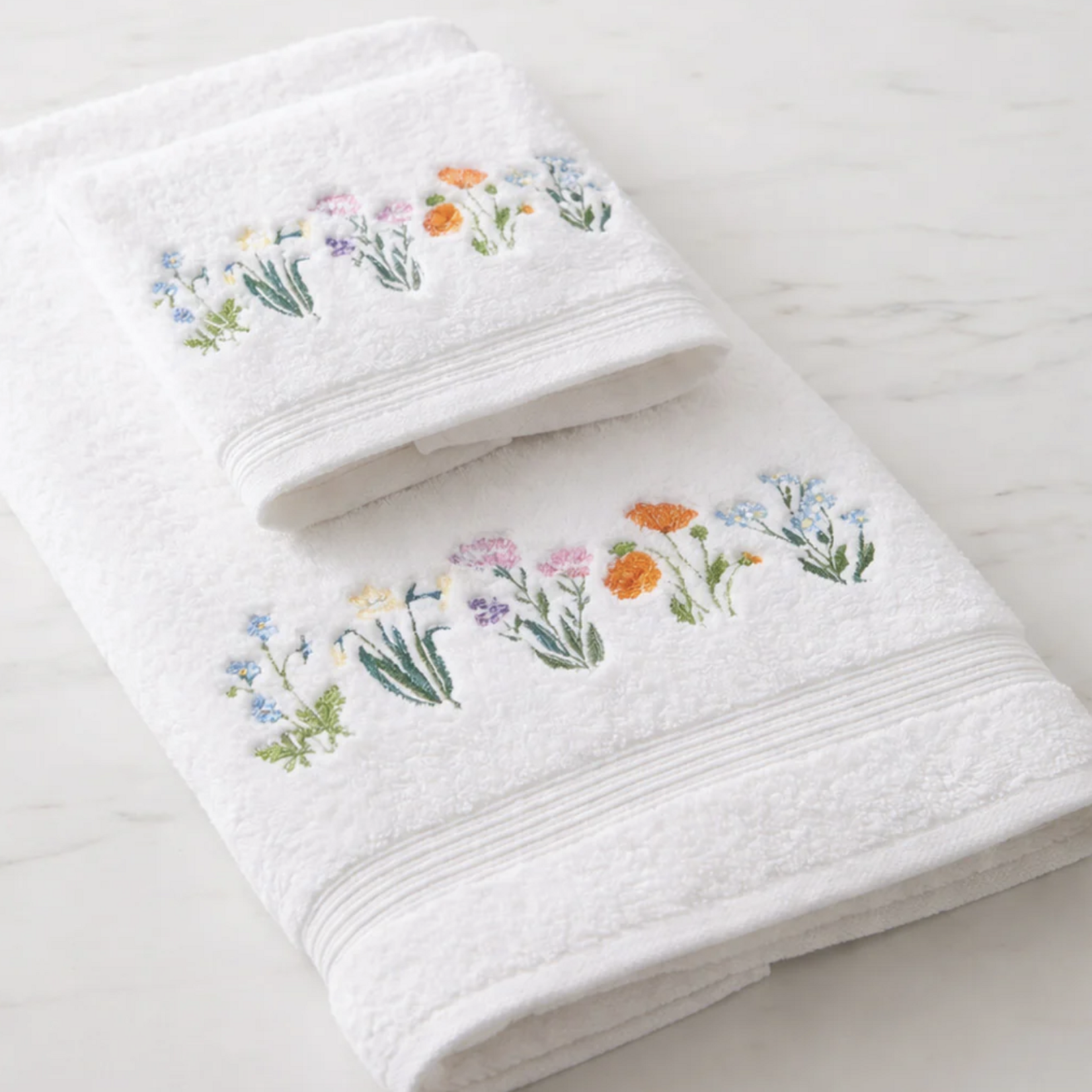 Jacaranda Living Terry Cloth Guest Towels
