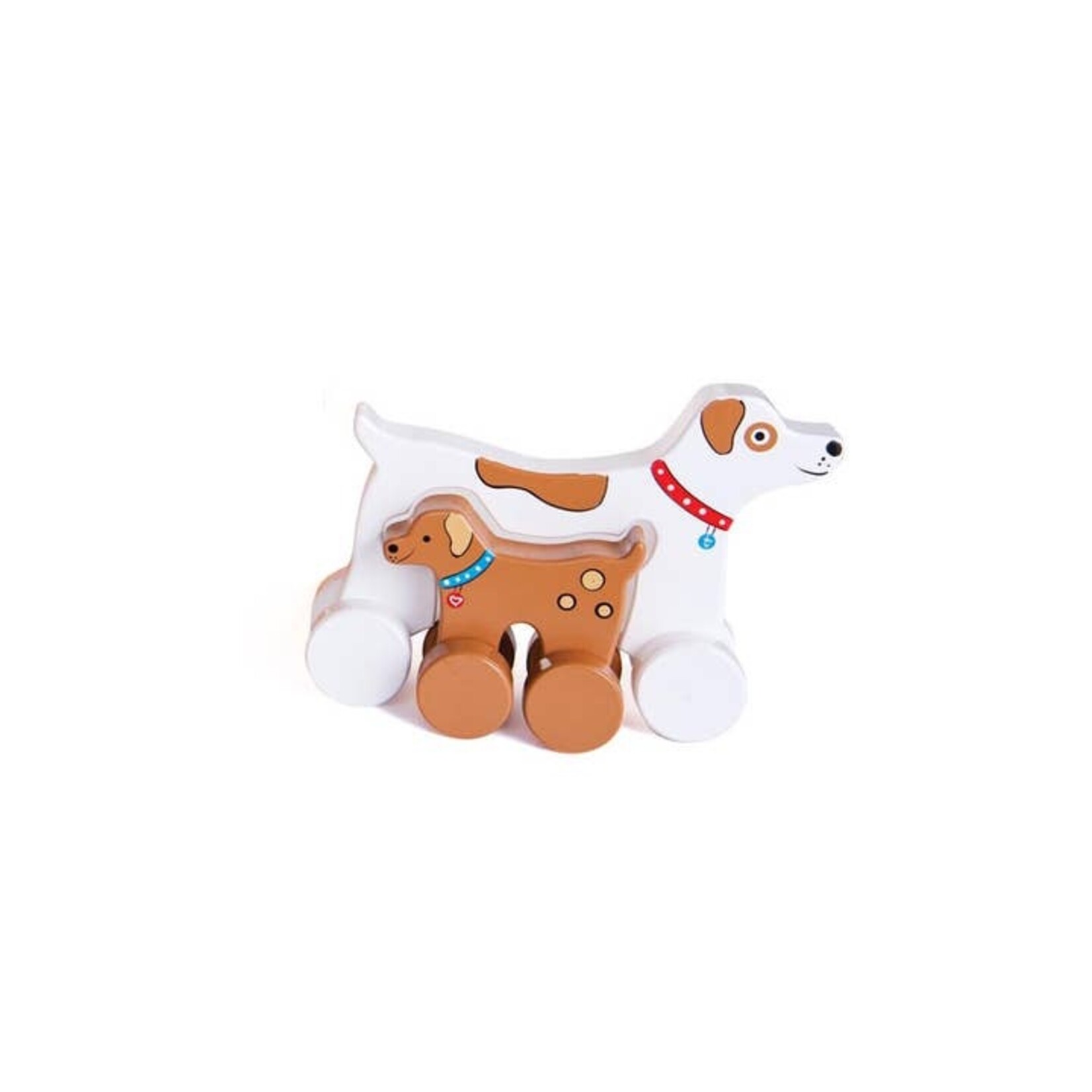 Jack Rabbit Creations Dog Big & Little Wooden Roller
