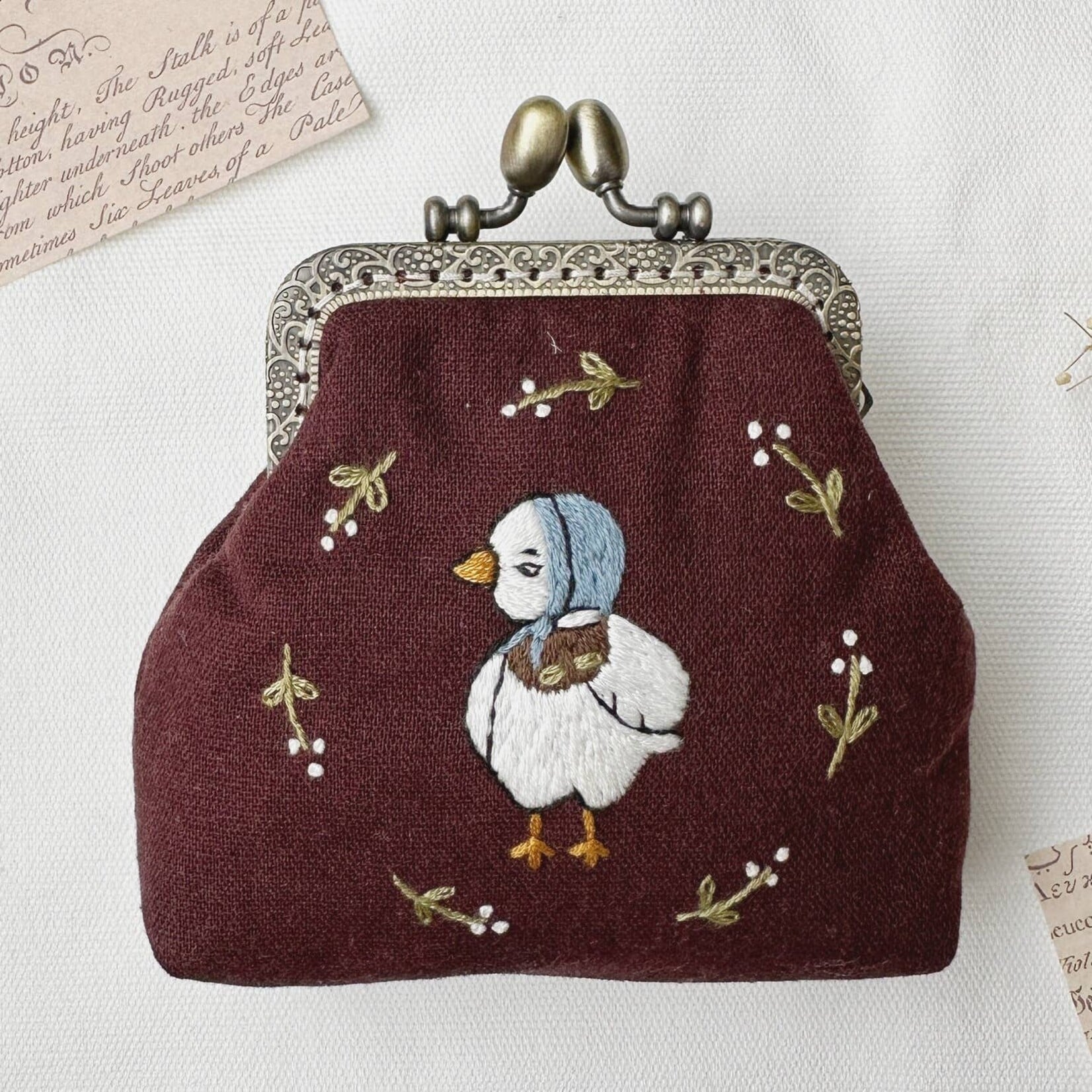 Quince Fables Embroidered Coin Purses