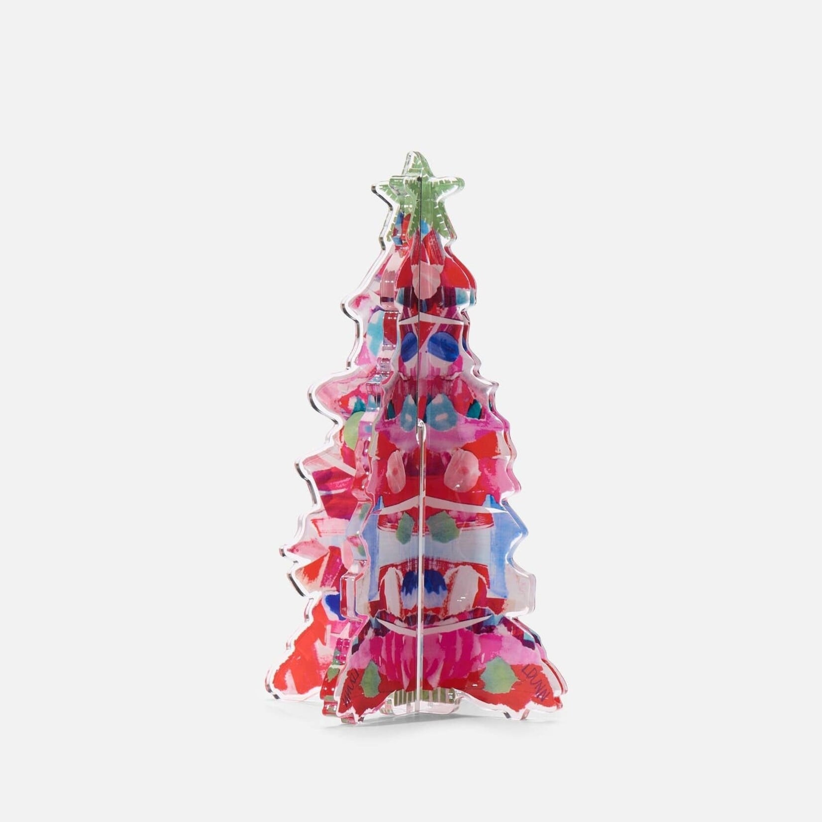 Lauren Dunn Christmas Tree Acrylic 3D Block
