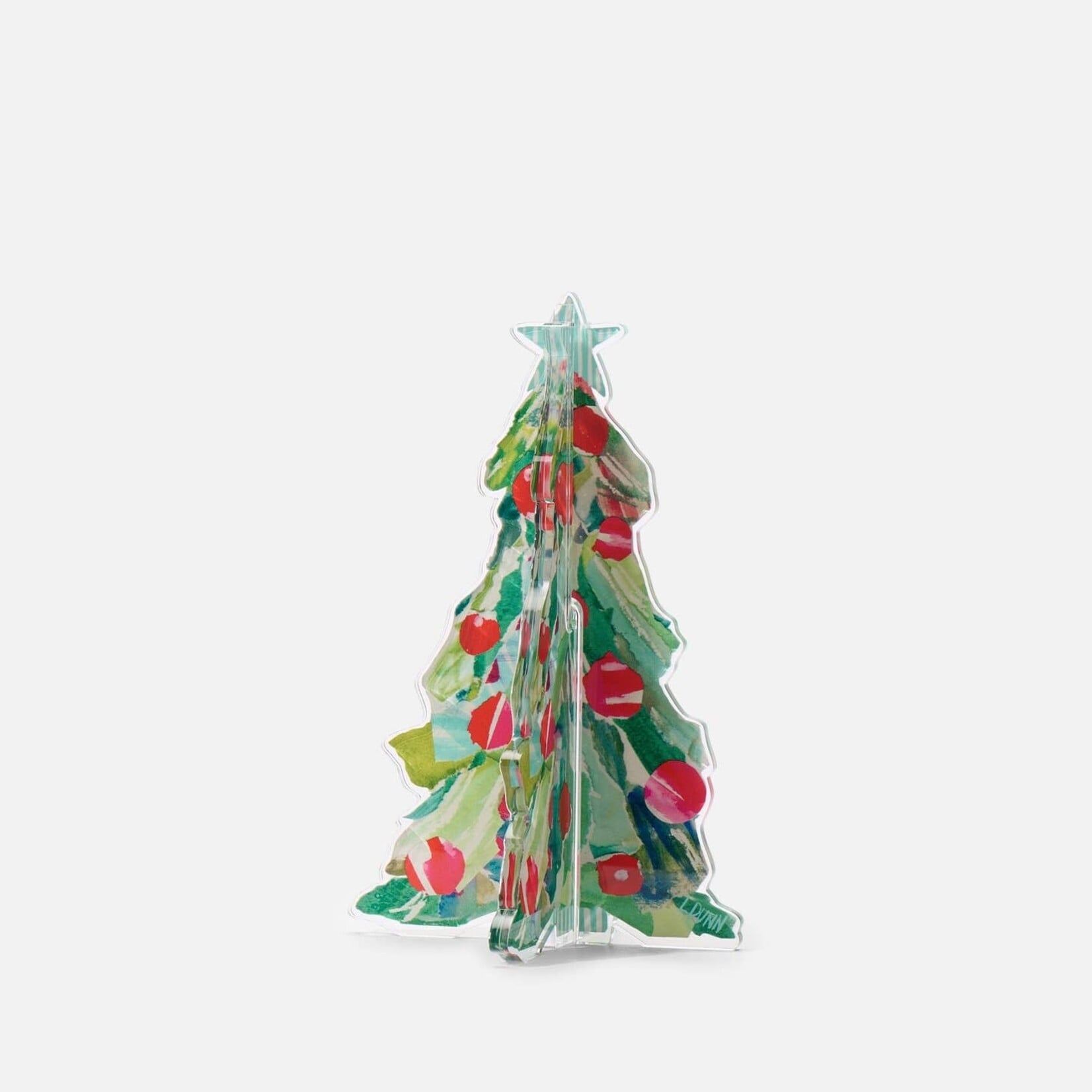Lauren Dunn Christmas Tree Acrylic 3D Block