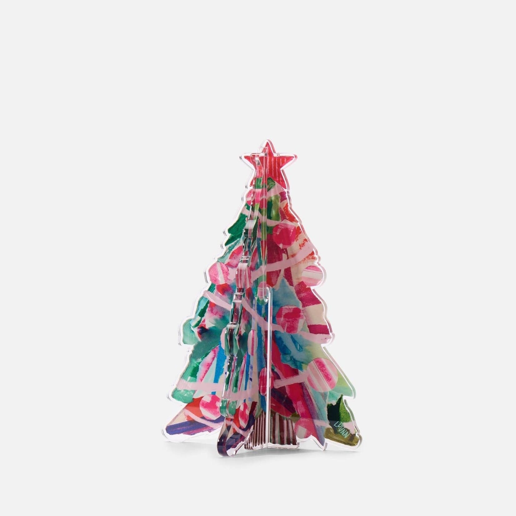 Lauren Dunn Christmas Tree Acrylic 3D Block