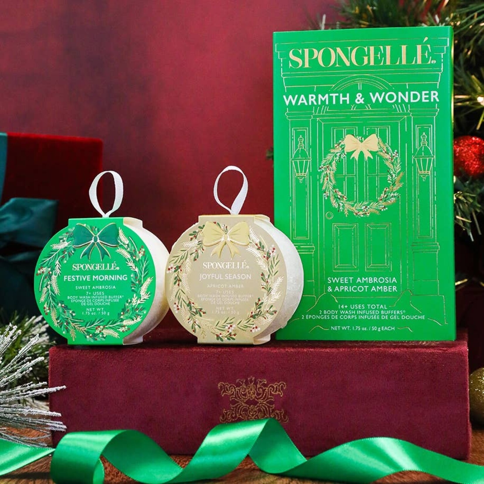 Spongelle Spongelle Holiday Wreath Buffers