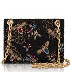 Mary Francis Haute Hive Bees and Honeycomb Handbag