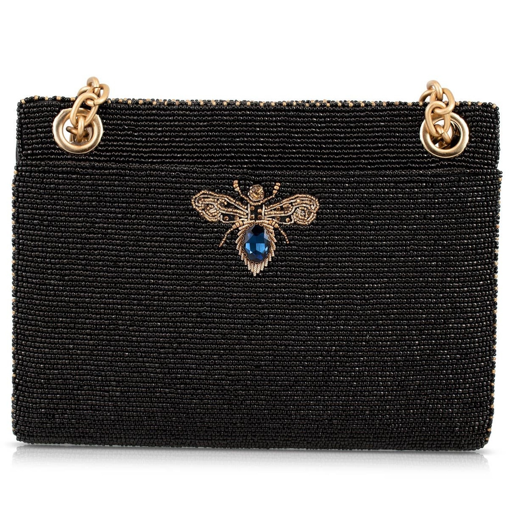 Mary Francis Haute Hive Bees and Honeycomb Handbag