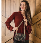 Mary Francis Haute Hive Bees and Honeycomb Handbag