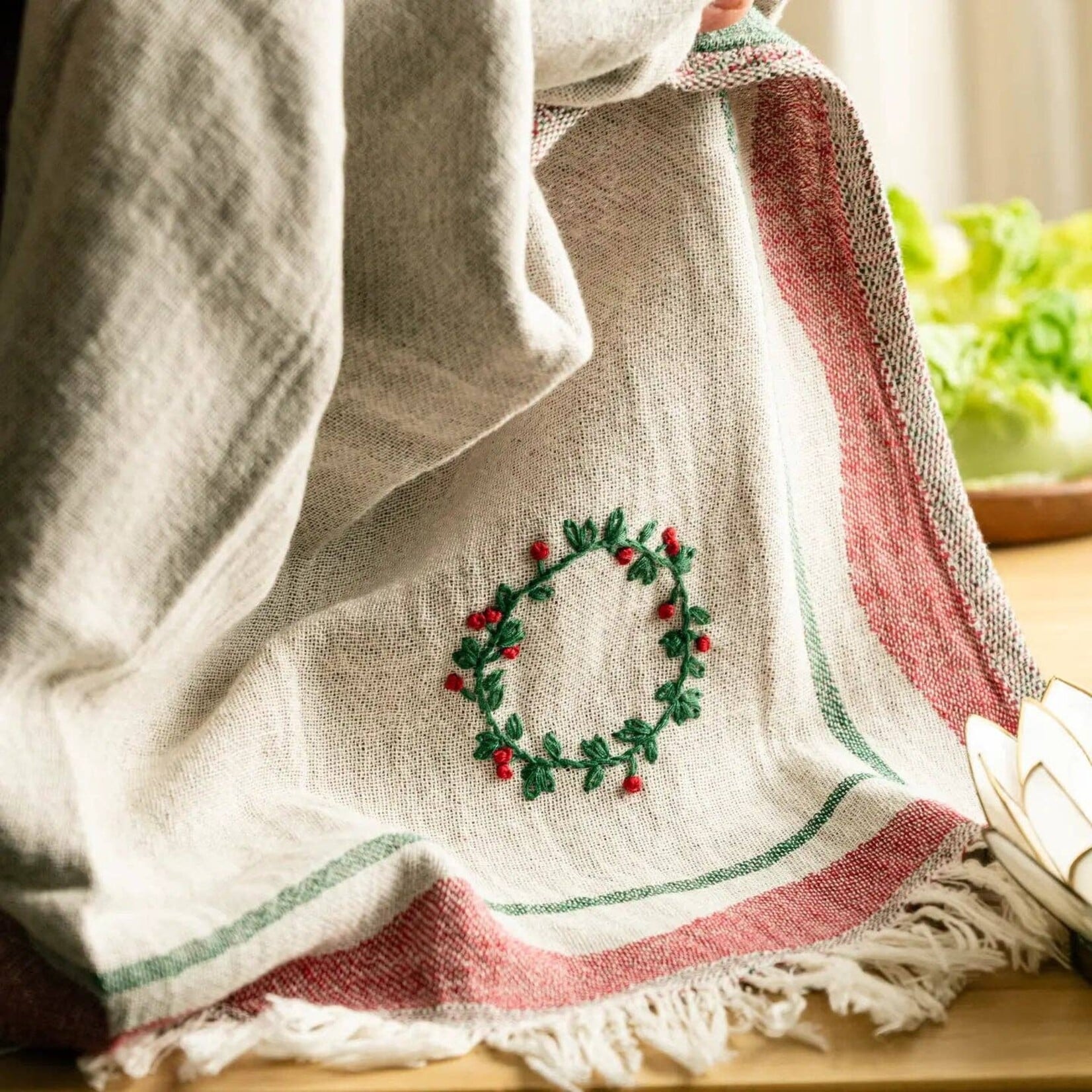 Olive & Loom Hand-Stitched Towel Sets