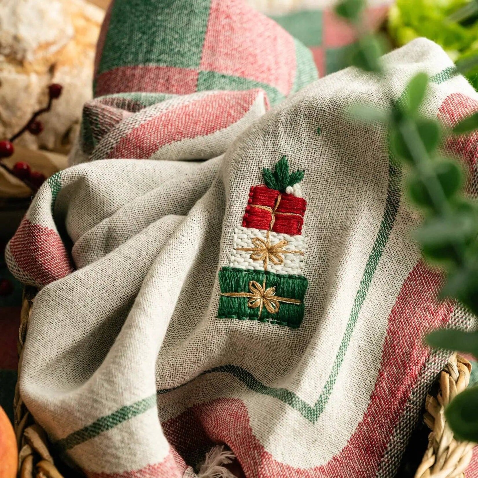 Olive & Loom Hand-Stitched Towel Sets