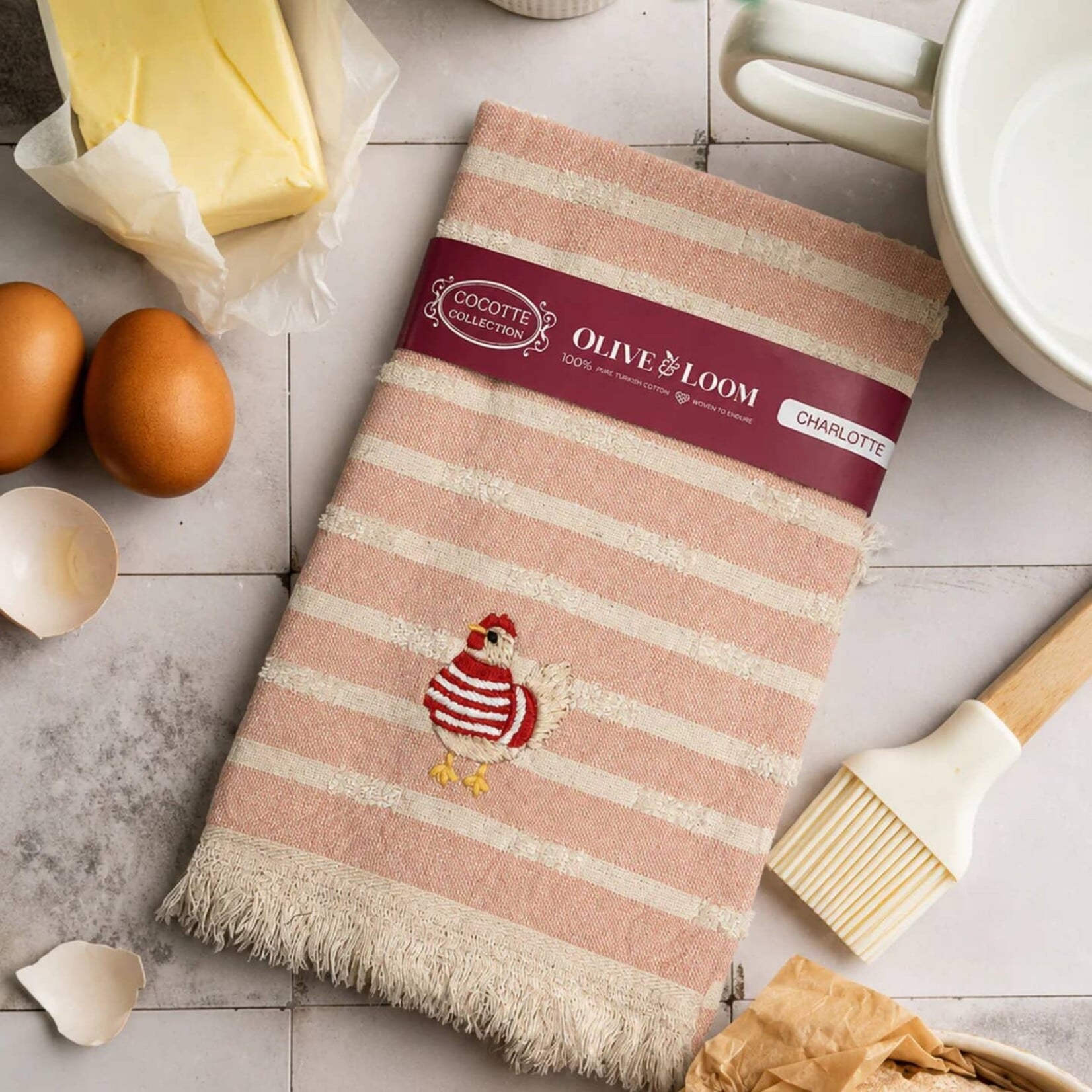 Olive & Loom Cocotte Kitchen Towels