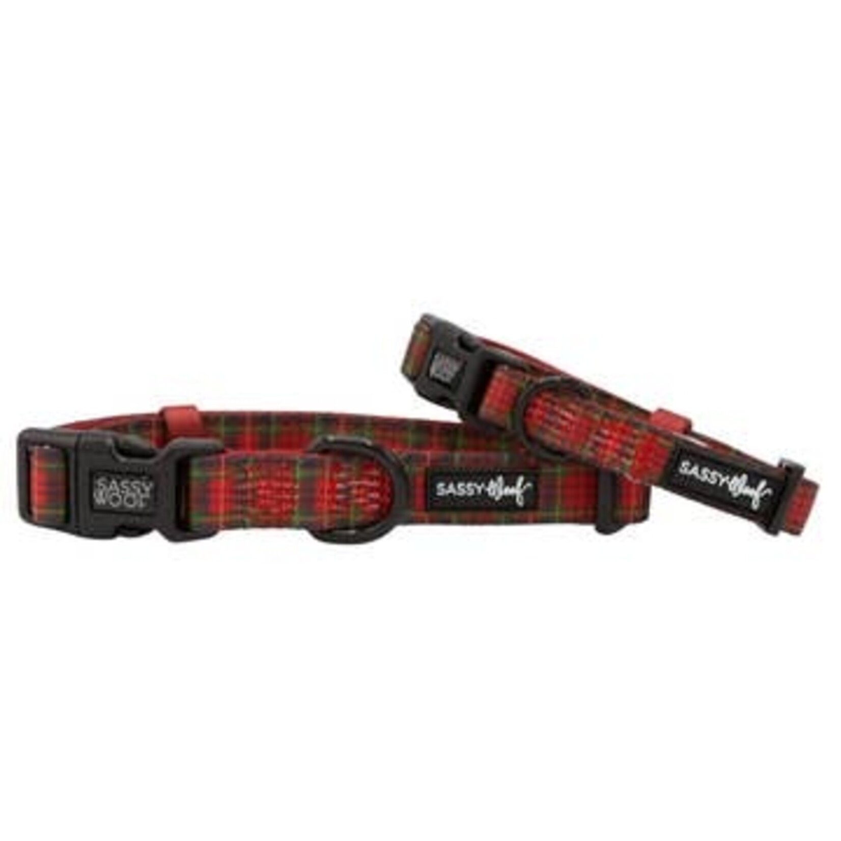 Sassy Woof Dog Collars & Leash in Deck the Paws