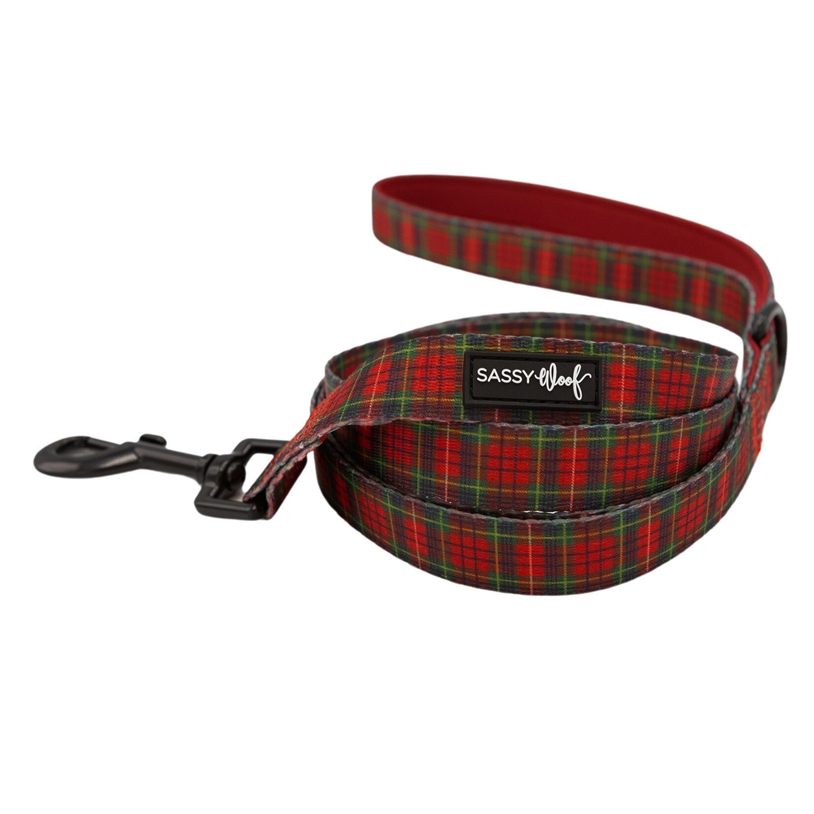 Sassy Woof Dog Collars & Leash in Deck the Paws