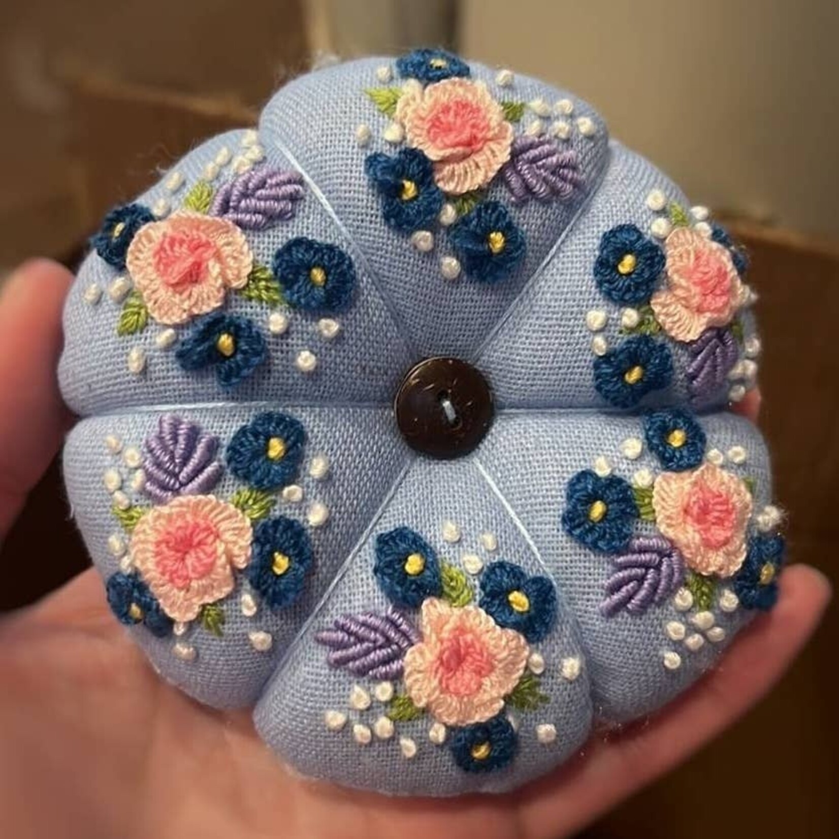 Quince Fables Embroidered Pincushions