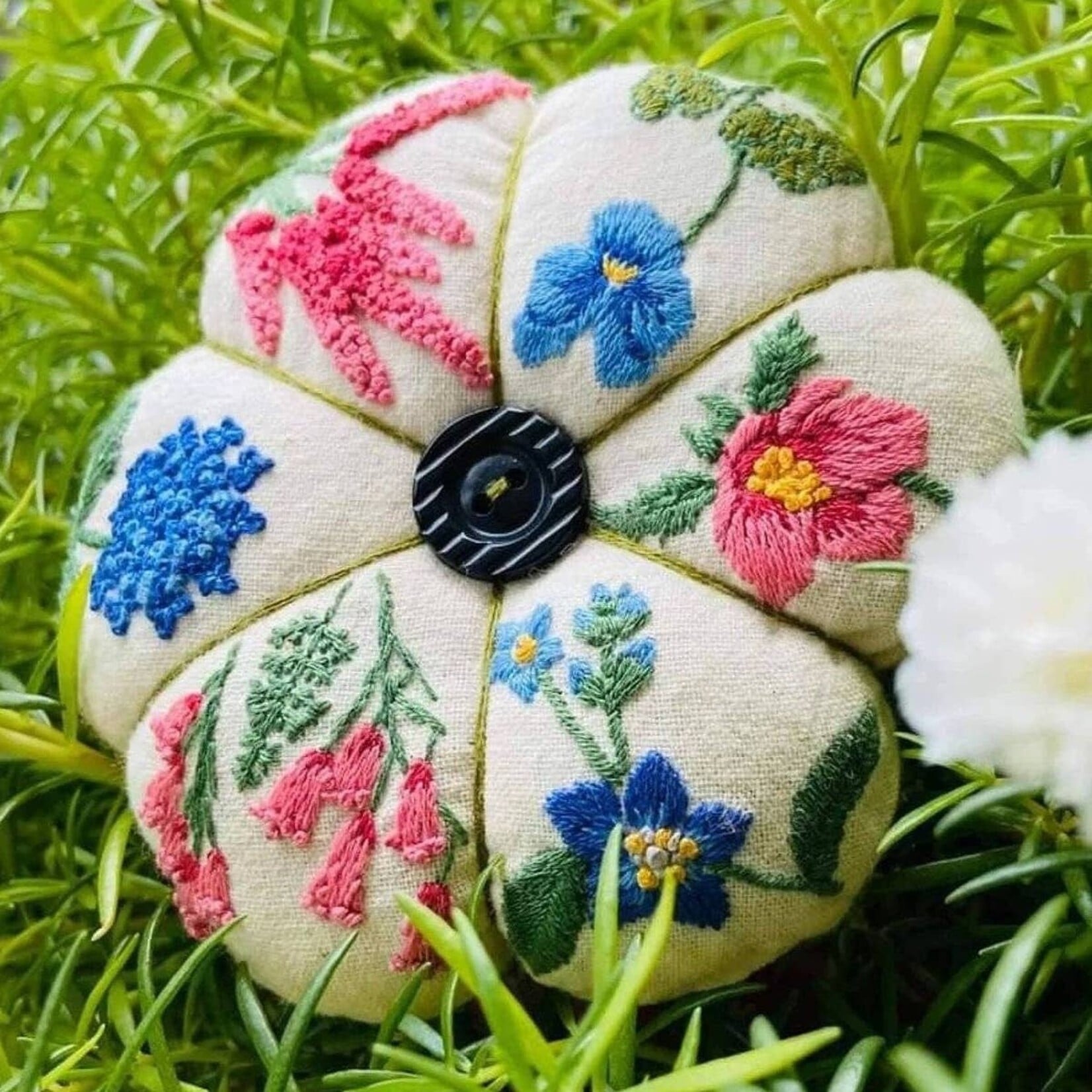 Quince Fables Embroidered Pincushions