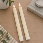 Melrose International Moving Flame Taper Candles (Set of 2)