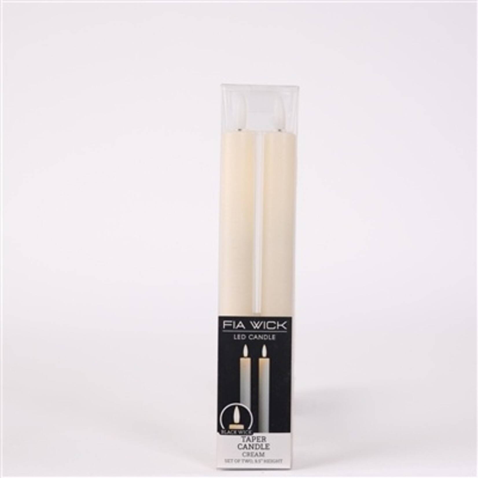 Melrose International Moving Flame Taper Candles (Set of 2)