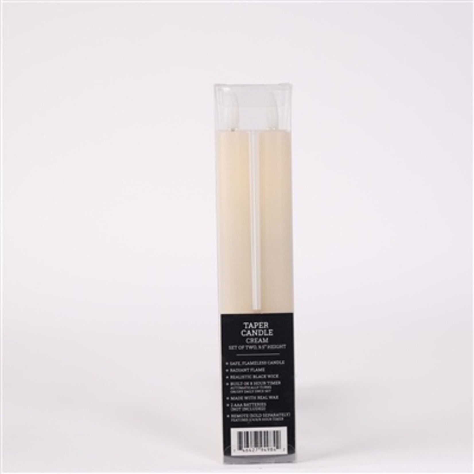 Melrose International Moving Flame Taper Candles (Set of 2)