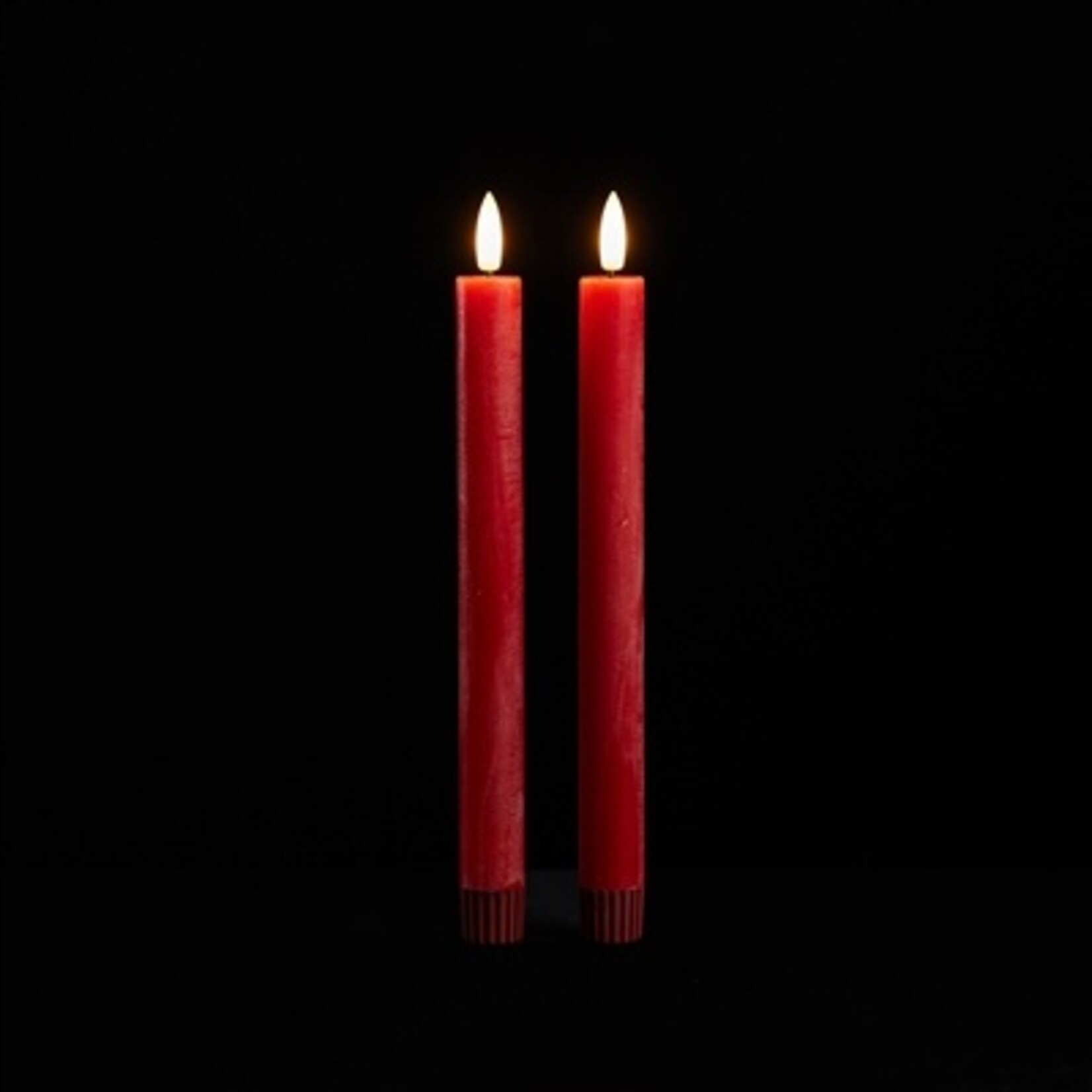 Melrose International Moving Flame Taper Candles (Set of 2)