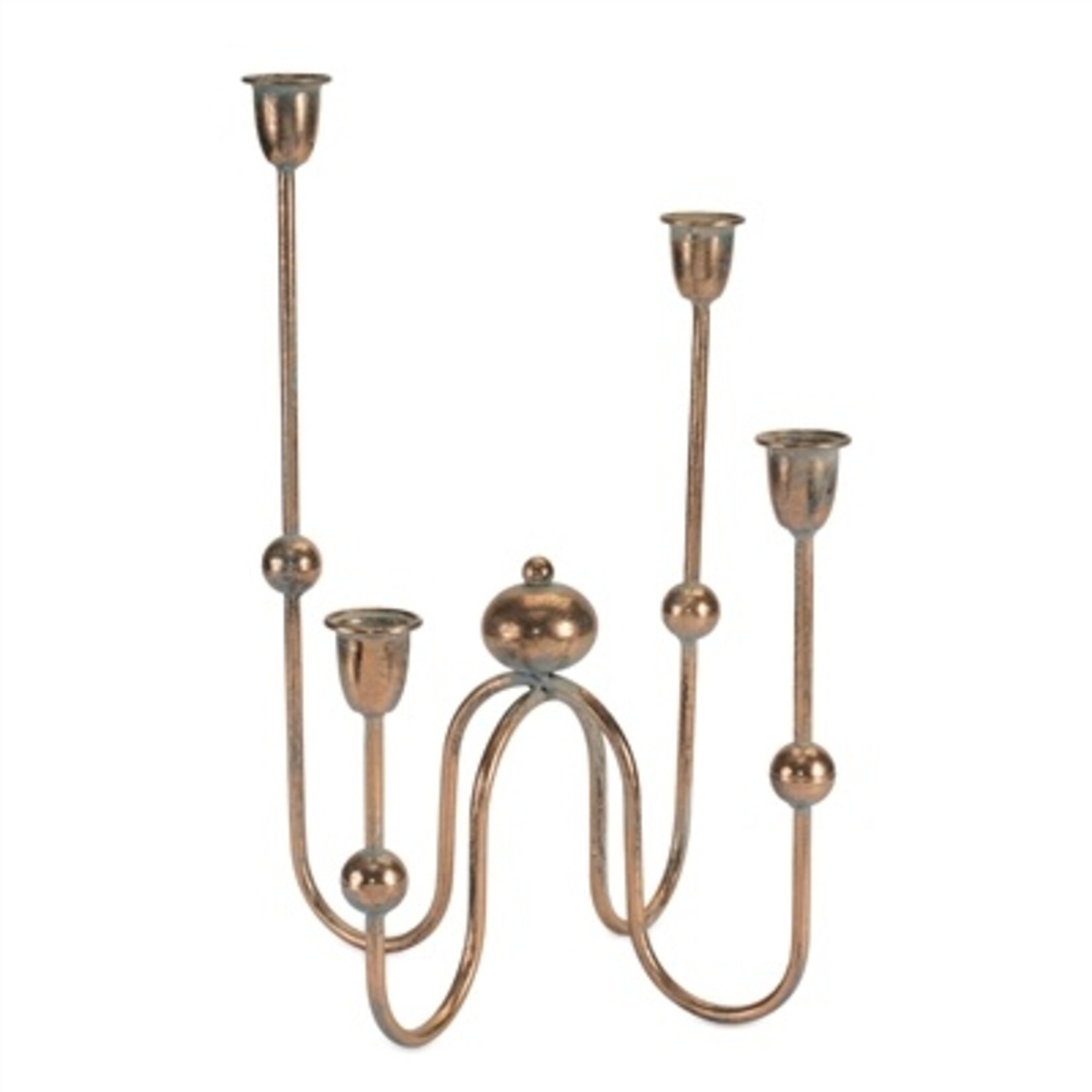 Melrose International Iron Taper Candle Holder