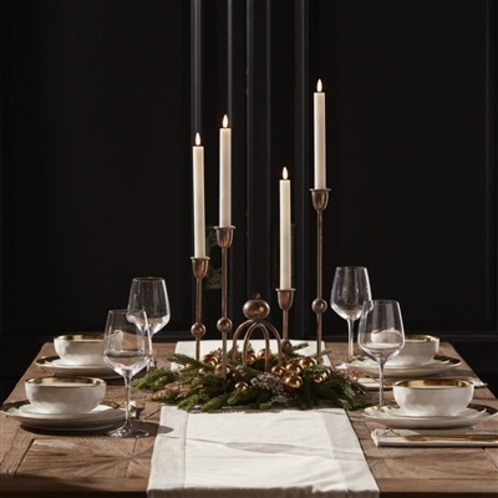 Melrose International Iron Taper Candle Holder