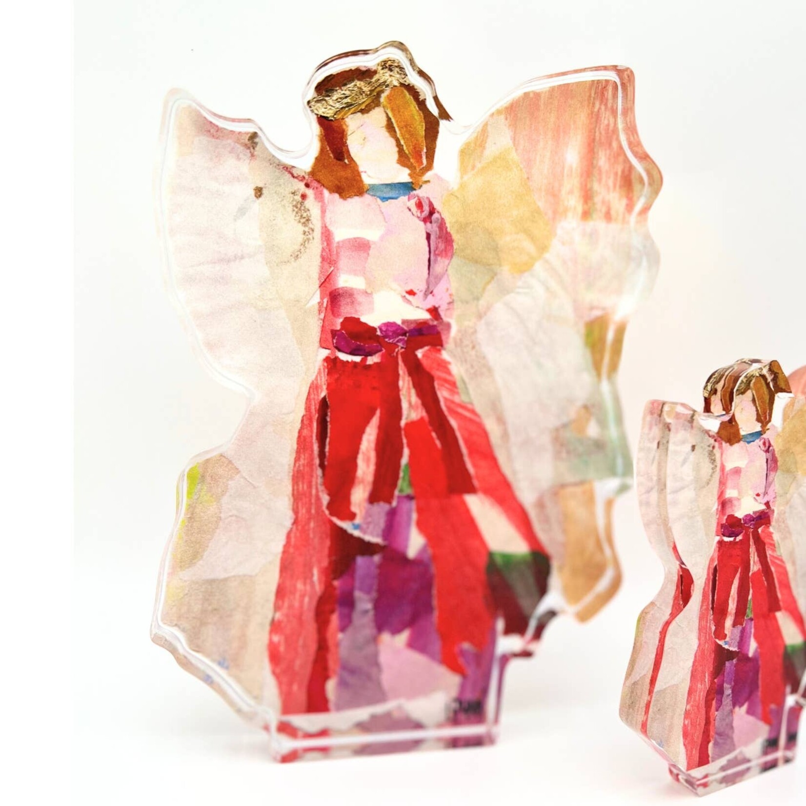 Lauren Dunn Angel Acrylic Block