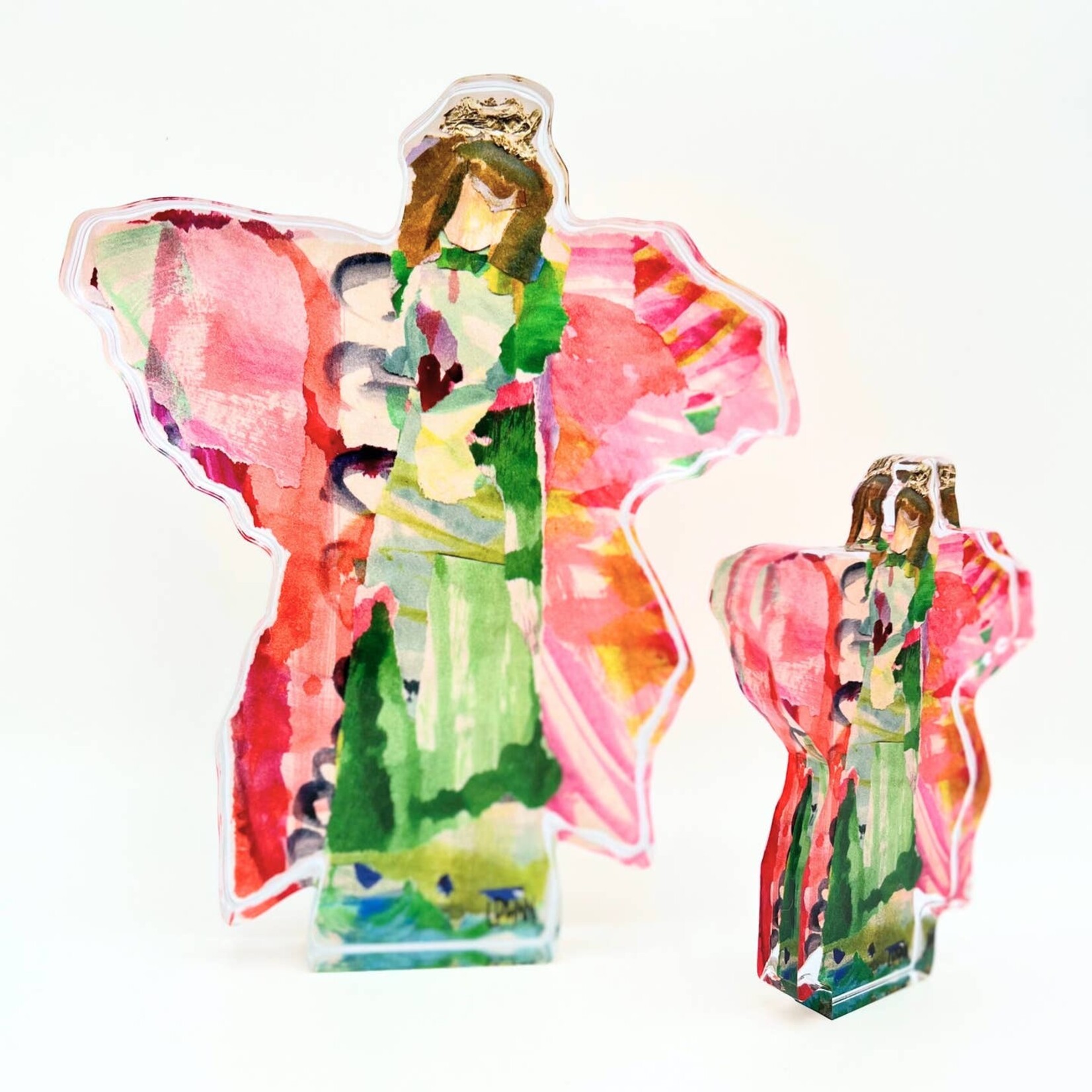 Lauren Dunn Angel Acrylic Block