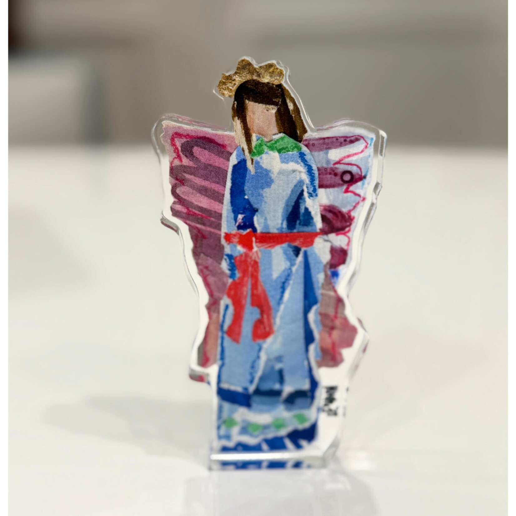 Lauren Dunn Angel Acrylic Block