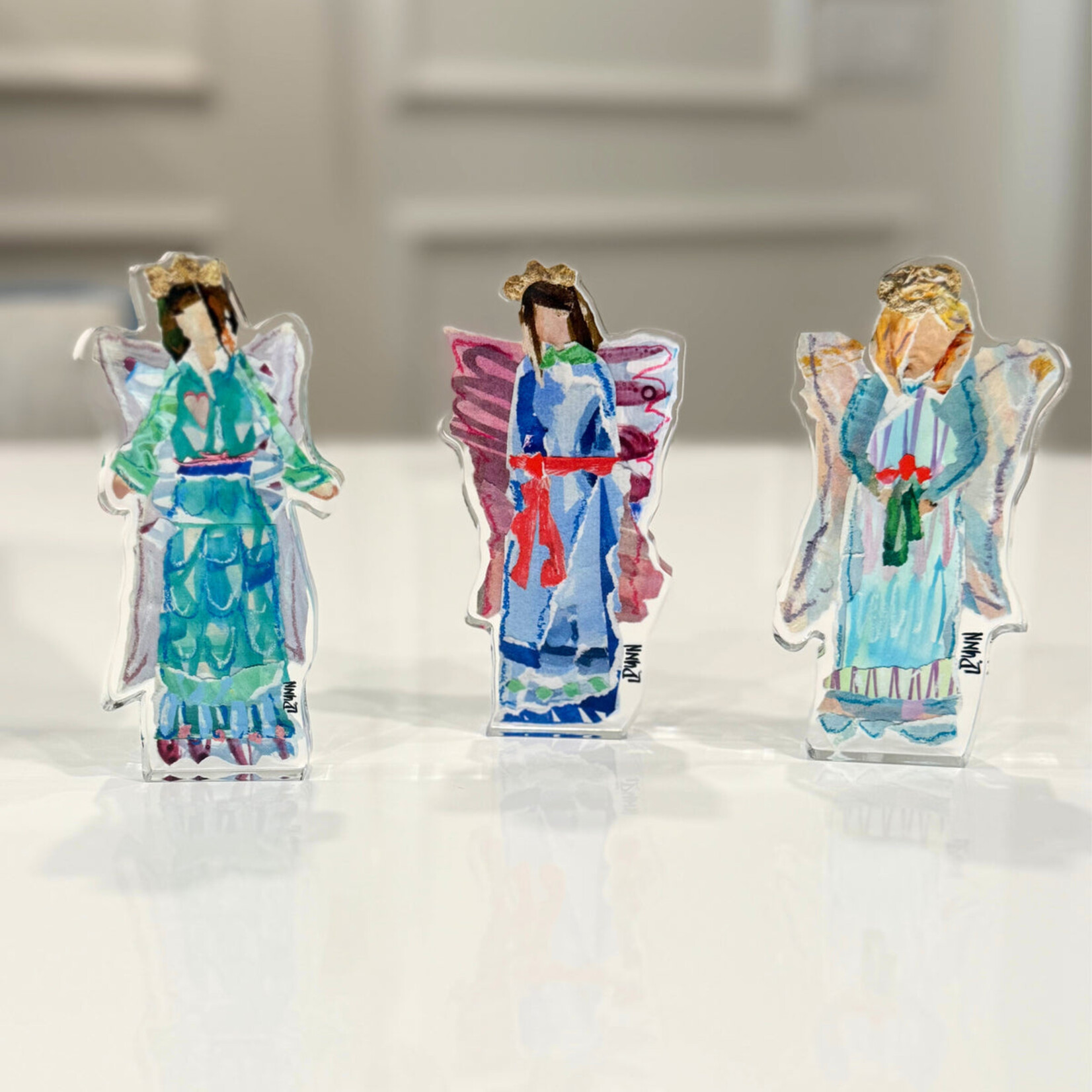 Lauren Dunn Angel Acrylic Block