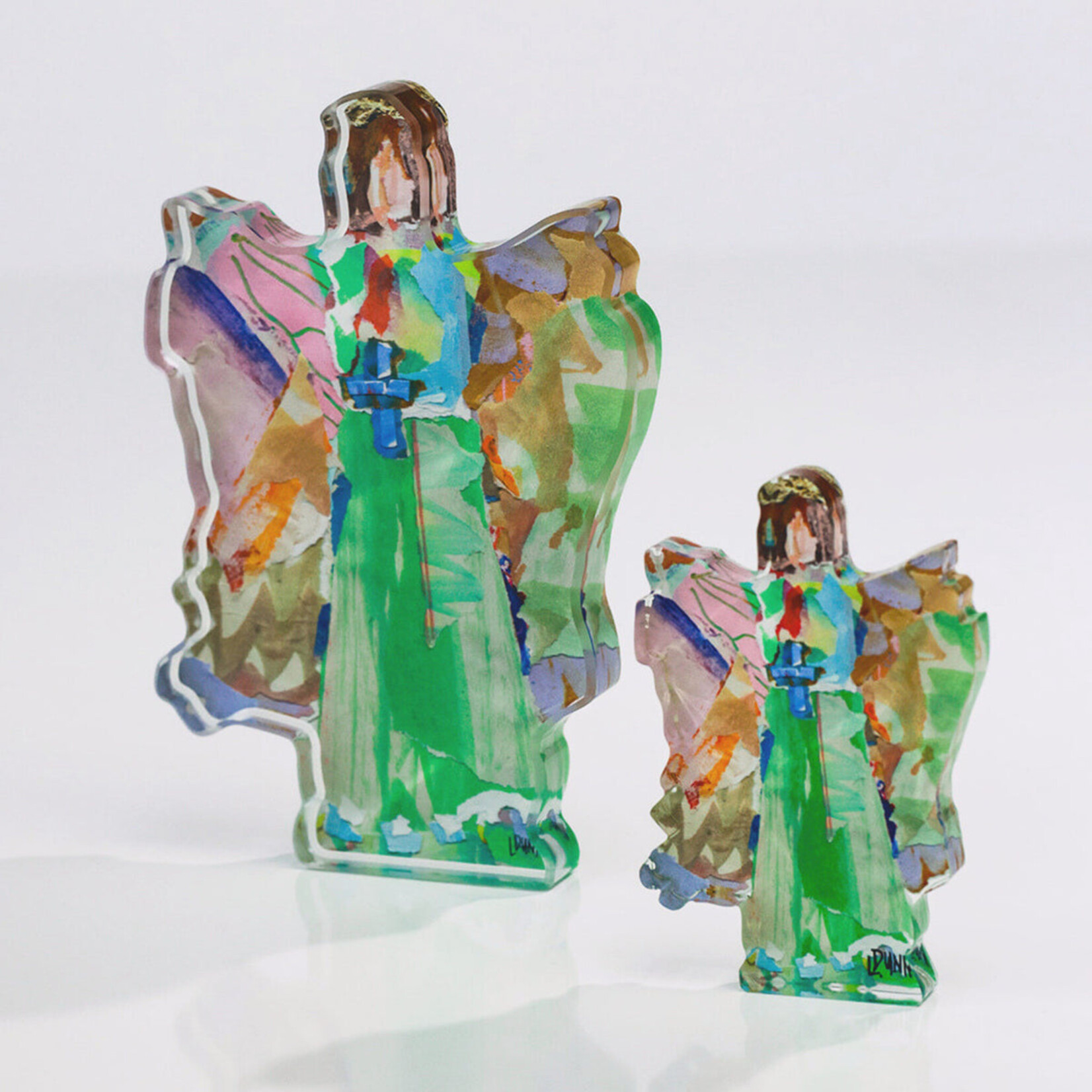 Lauren Dunn Angel Acrylic Block