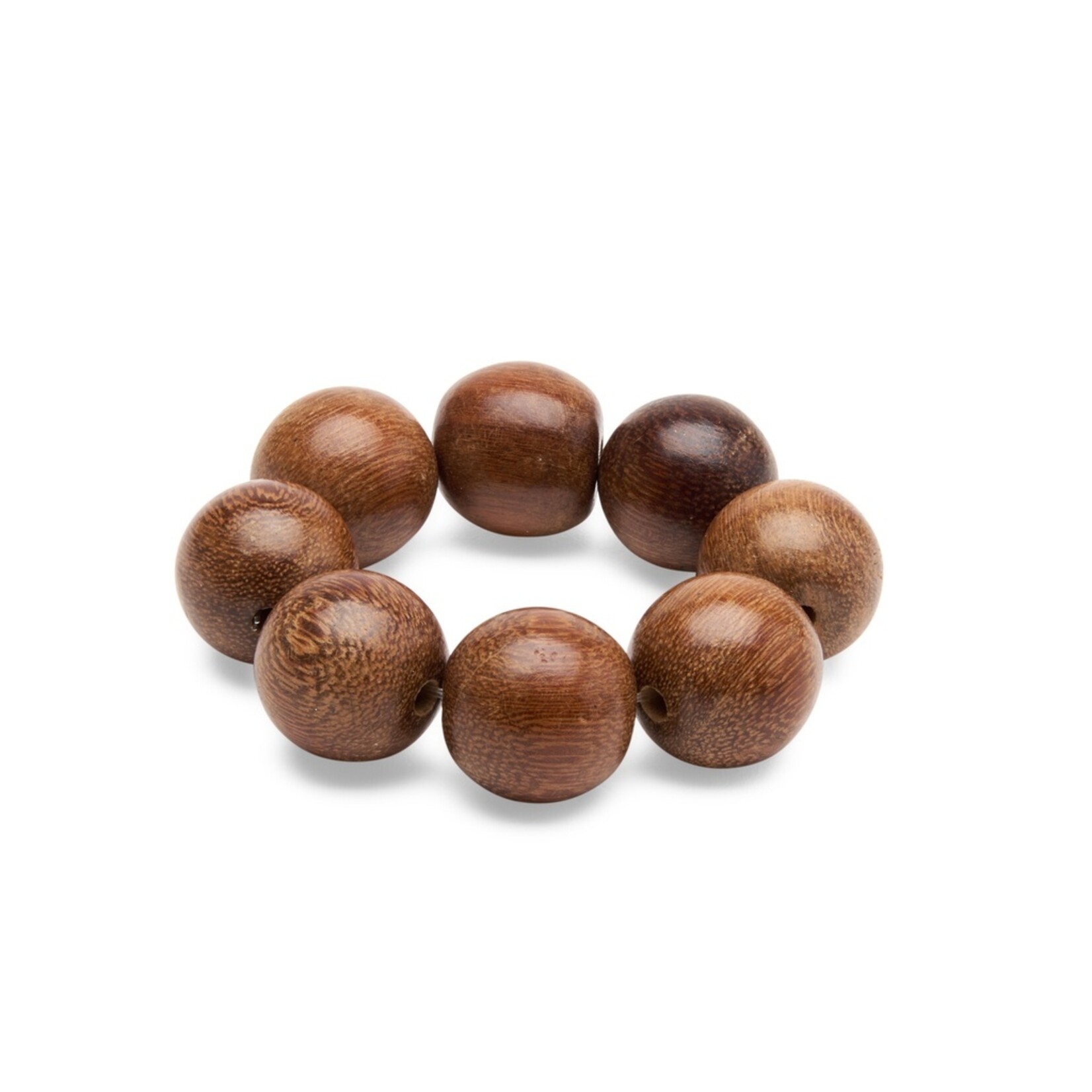 Deborah Rhodes Cocoa Wood Napkin Rings (Set of 4)