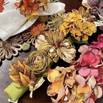 Deborah Rhodes Autumn Napkin Rings (Set of 4)