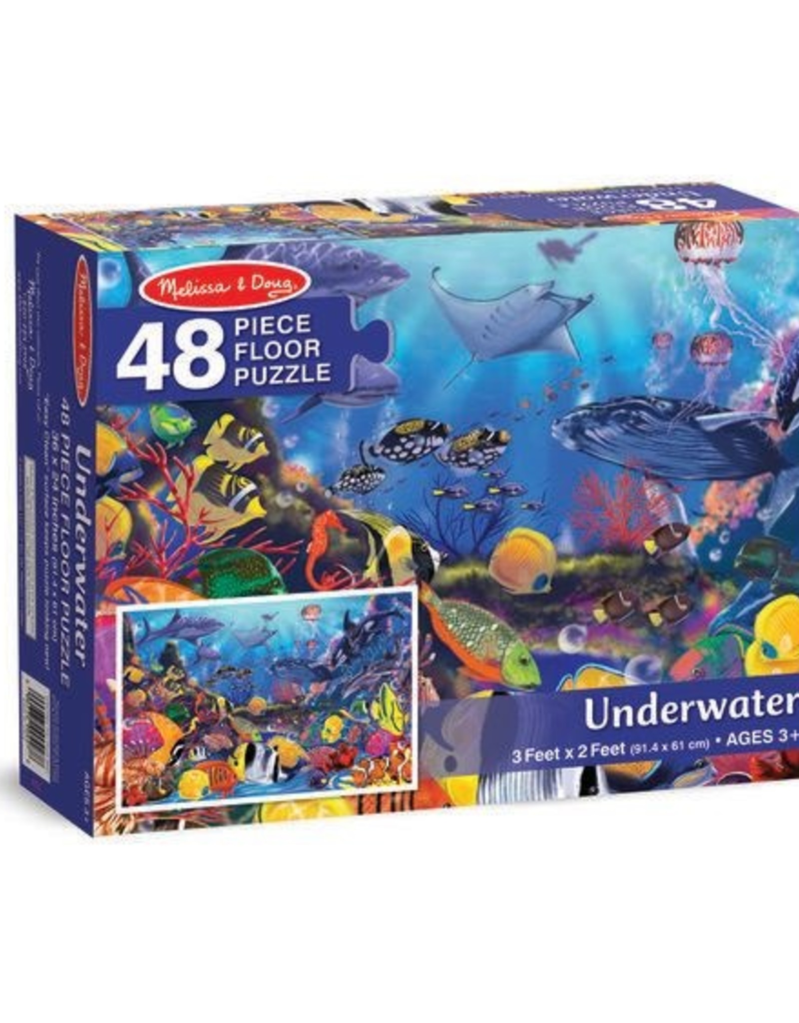 Melissa & Doug MD 48pc Floor Puzzle Underwater