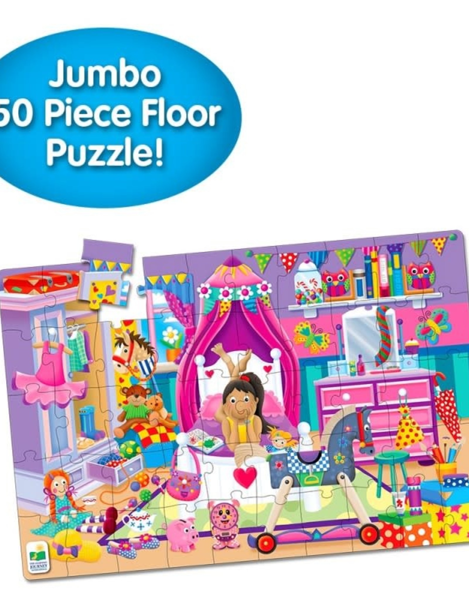 The Learning Journey 50pc Floor Puzzle Jumbo In My Room