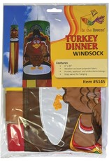 In The Breeze Windsock-40" Turkey Dinner