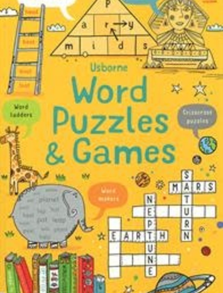 Usborne Word Puzzles & Games Book 6+