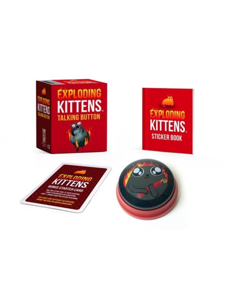 Hachette Mini Kit Exploding Kittens Talking Button