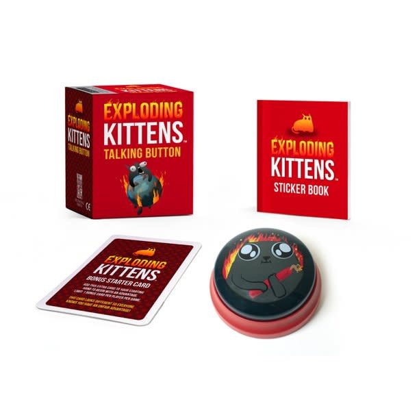 Mini Kit Exploding Kittens Talking Button - Toyberg