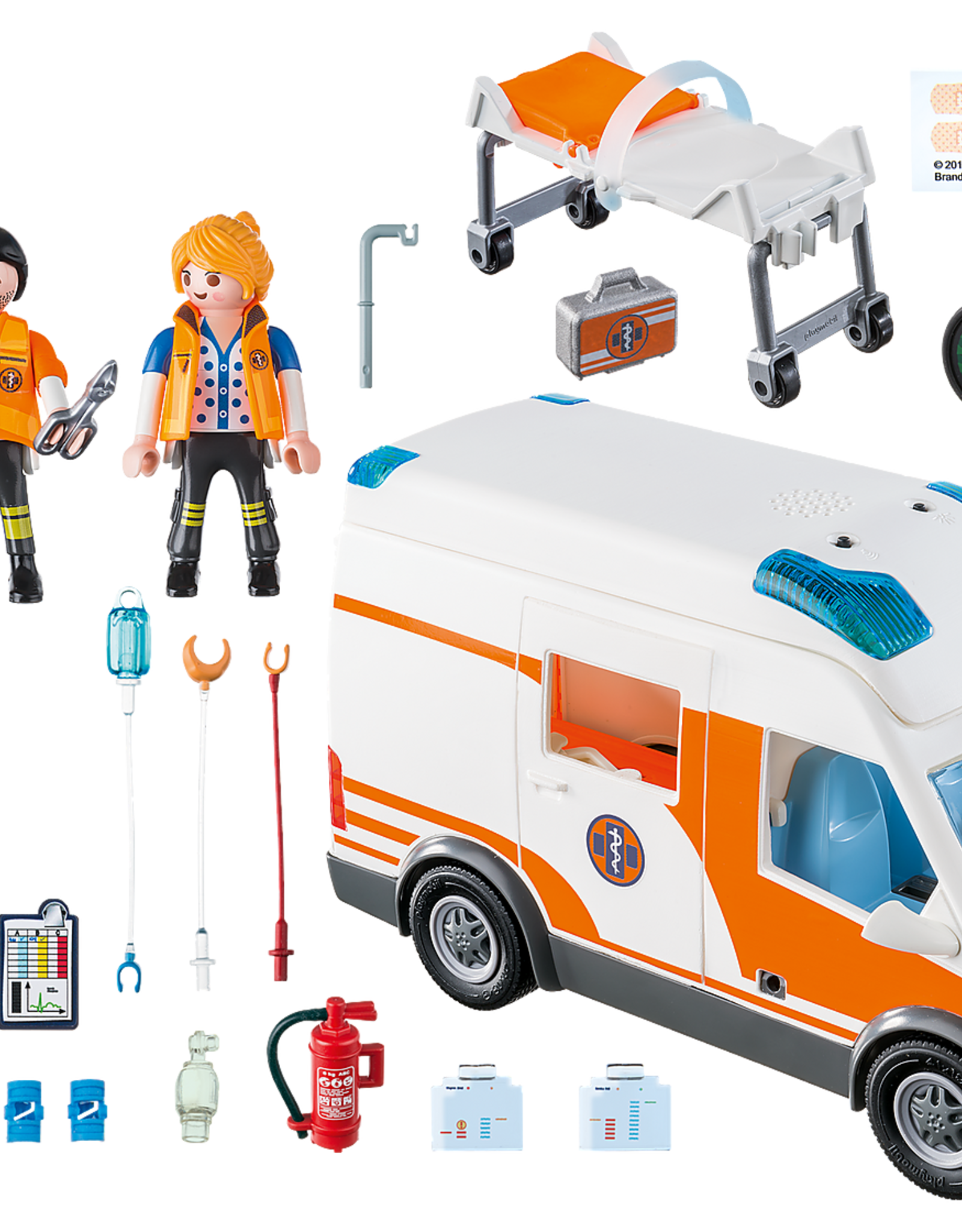Playmobil PM Ambulance with Flashing Lights