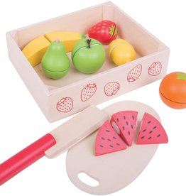 Bigjigs Toys Cutting Fruit Crate